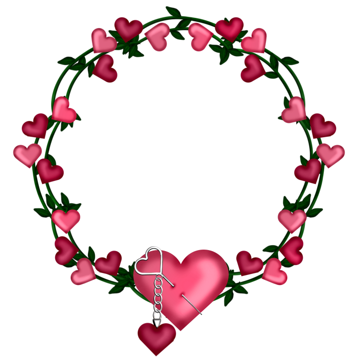 clipart love wreath