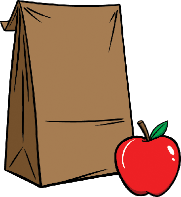 Lunch clipart. Sack the arts image