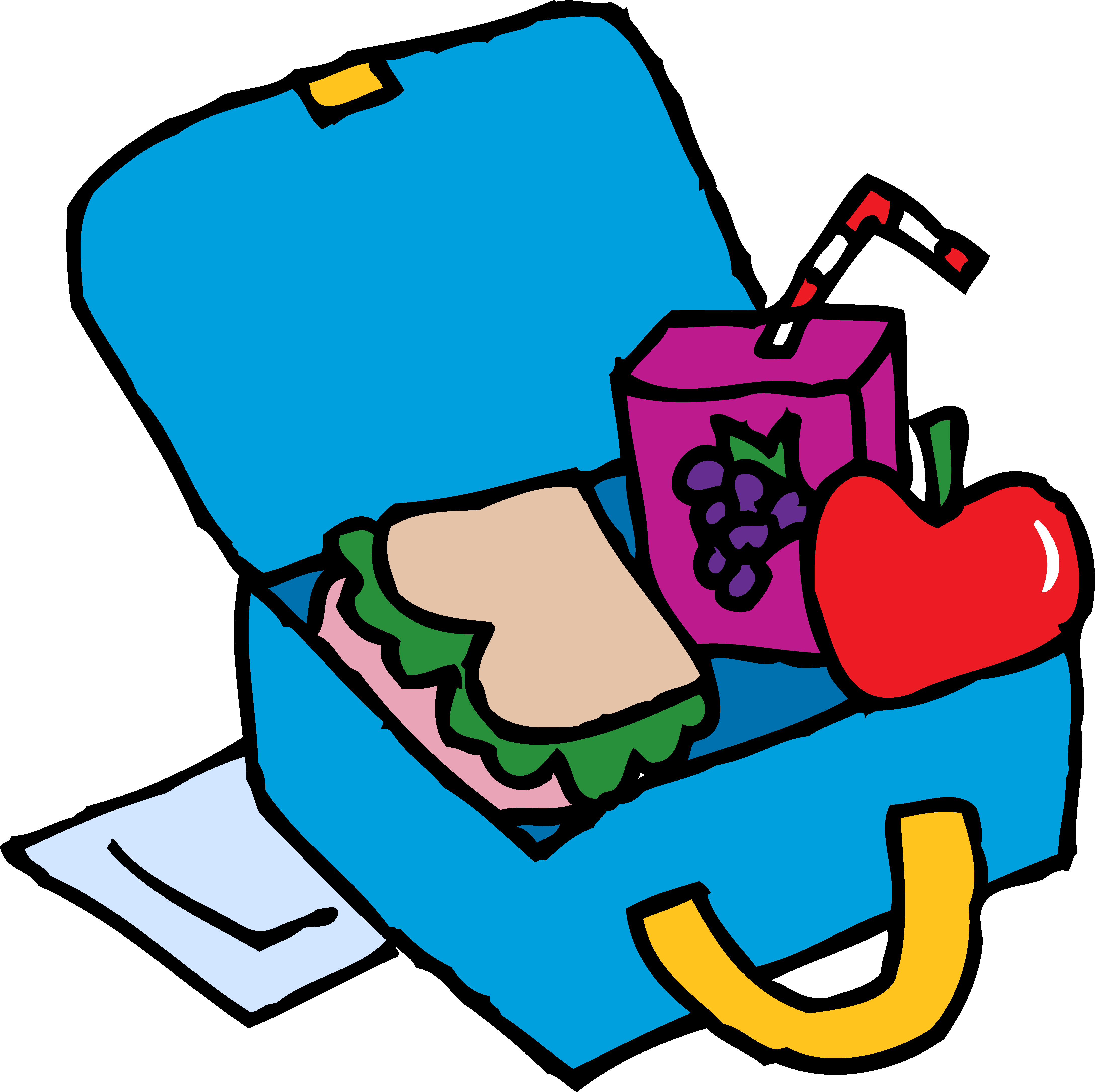 Lunchbox clipart bagged lunch. Bento box of the