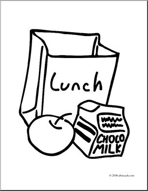 clipart lunch lunch bag