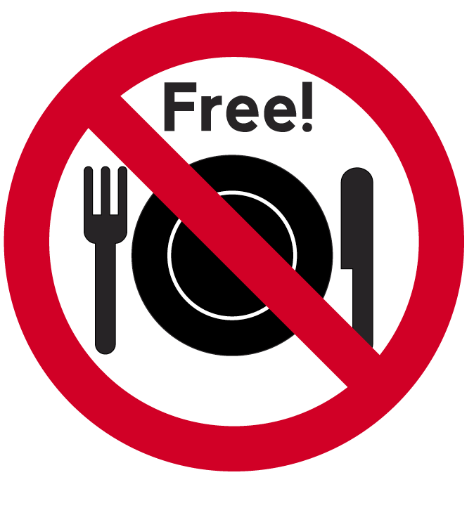 There ain t no. Clipart lunch lunch money