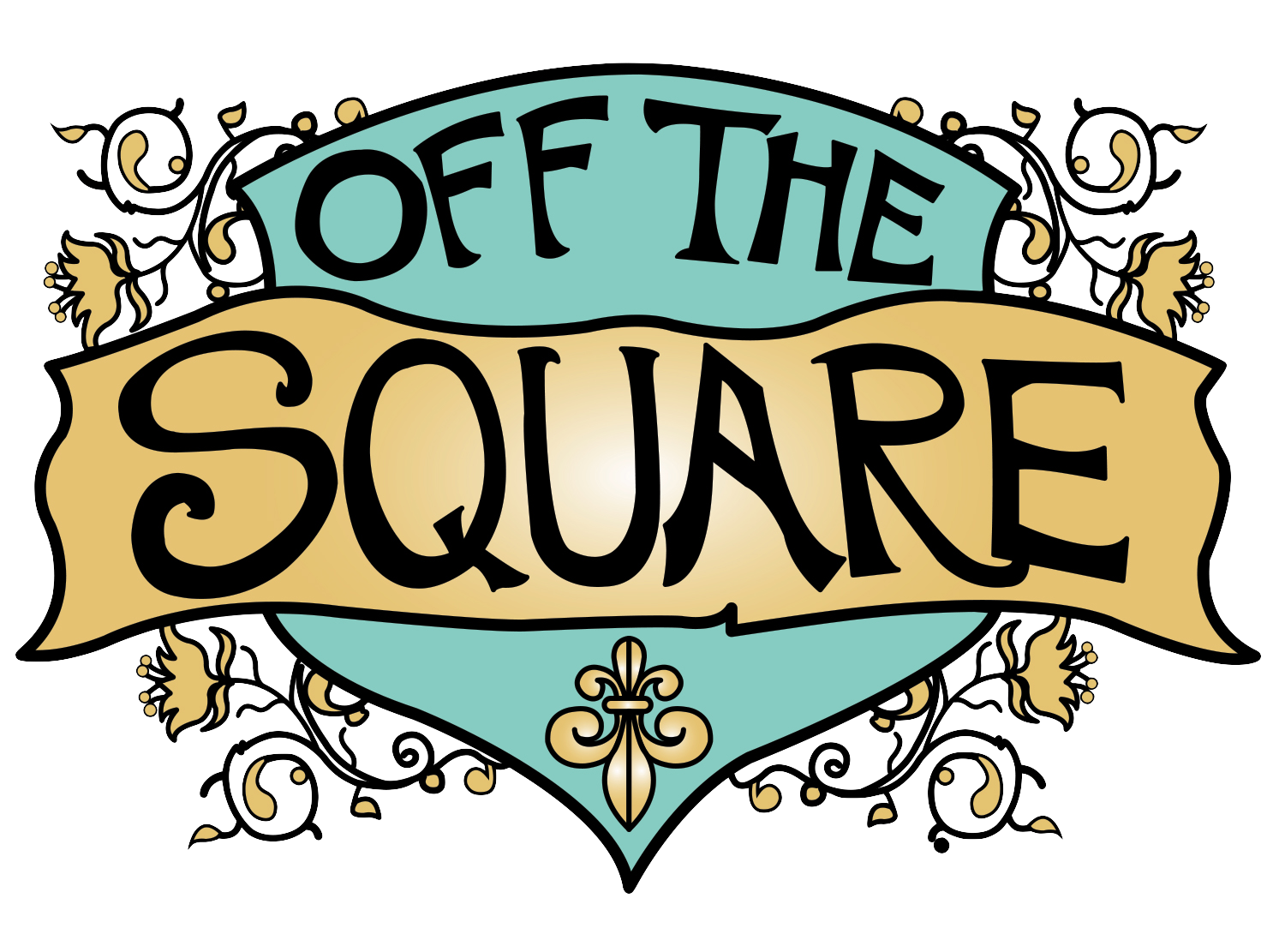 Off the square. Luncheon clipart lunch club