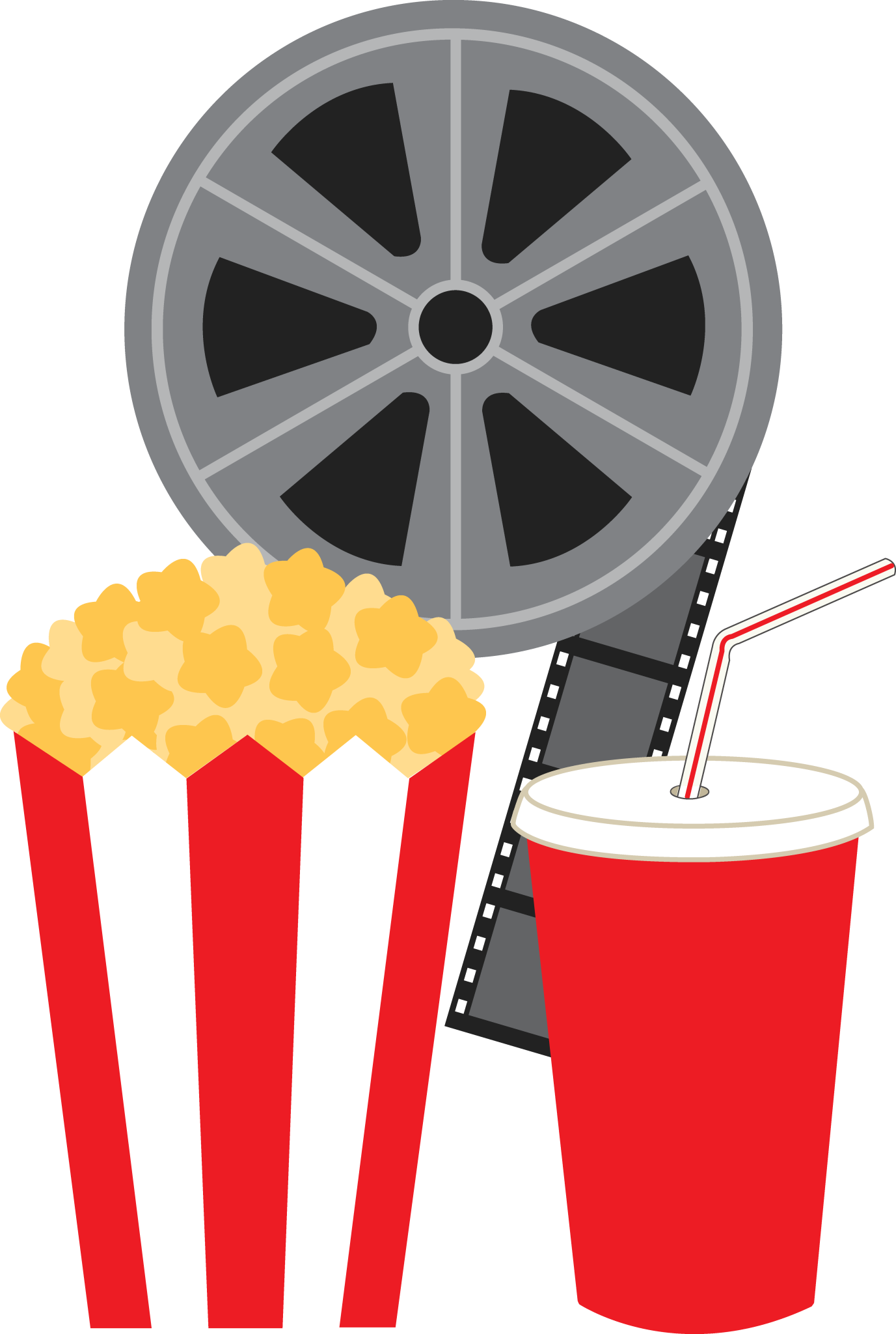 clipart lunch movie