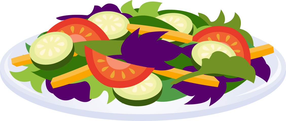 Eating sarcoidosis soldier salad. Plate clipart healthy