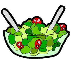 clipart lunch salad