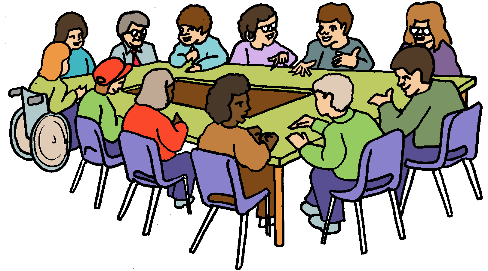Community clipart council. Ladies meeting cliparts free