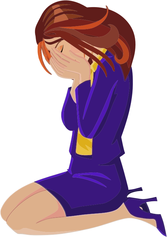 Upset girl free download. Depression clipart depressed person
