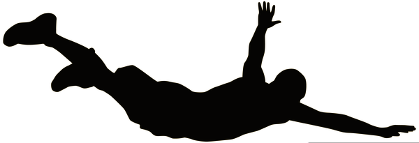 Man silhouette free images. Men clipart diving