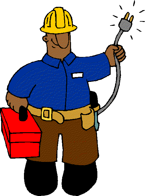 Engineering clipart electronic engineering. Man electrician free collection