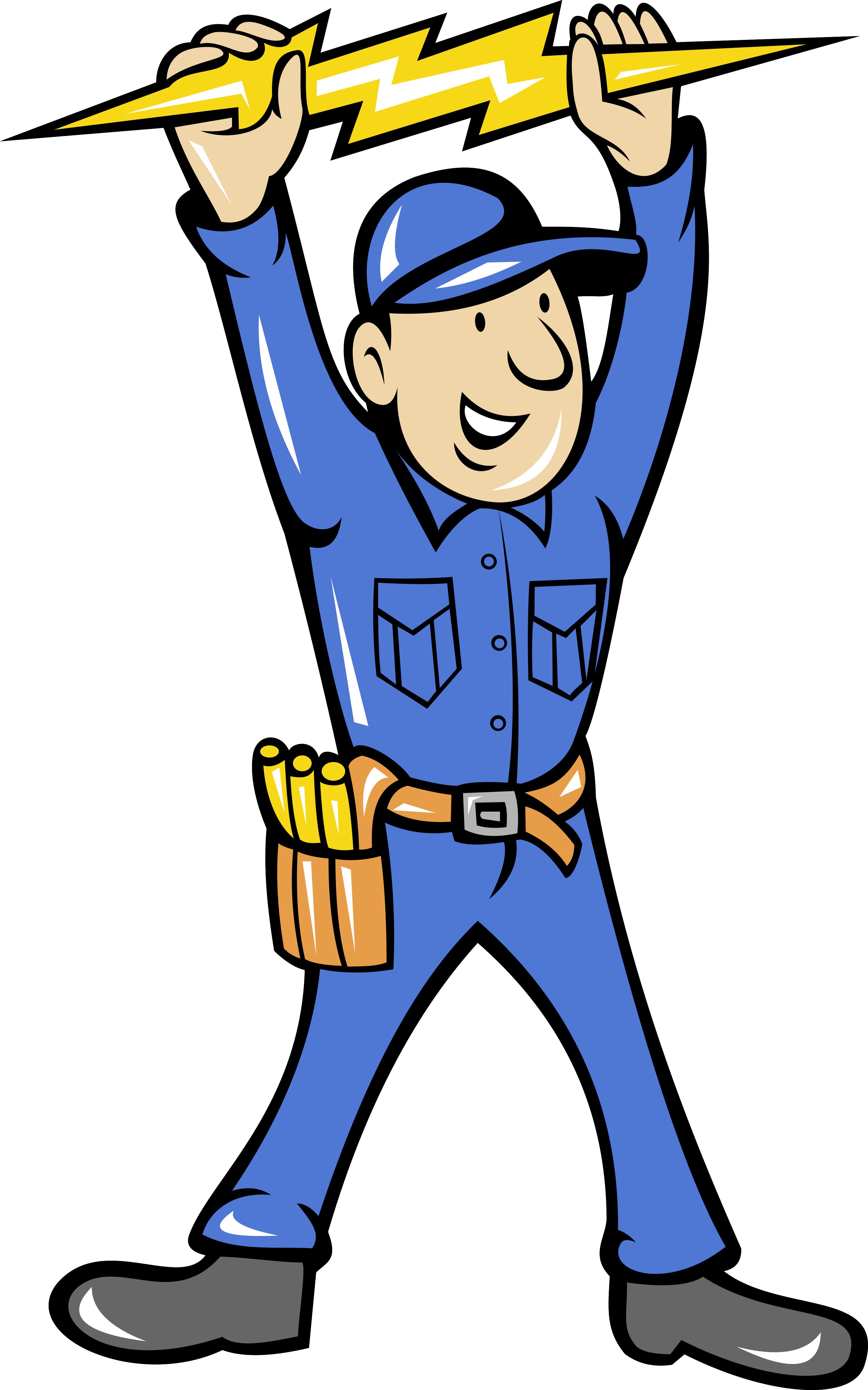Electricity free download best. Electrical clipart electric man