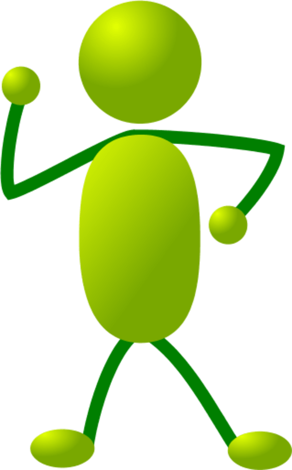 guy clipart green person