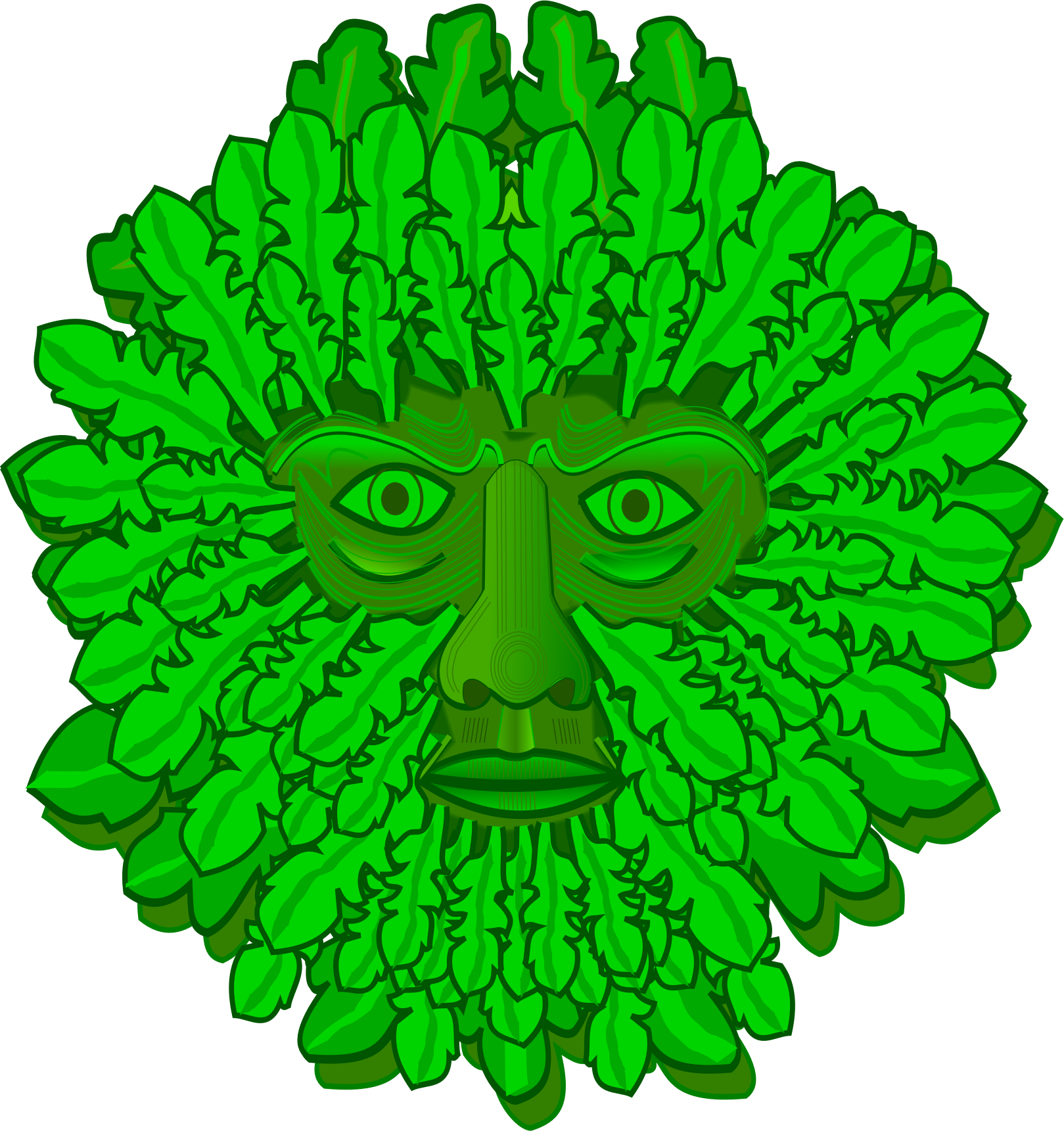 guy clipart green person
