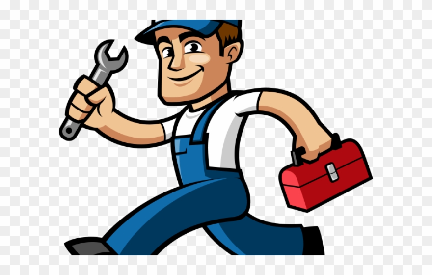 plumber clipart tool man