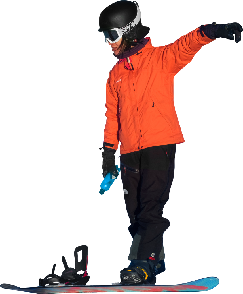 man clipart snowboarding