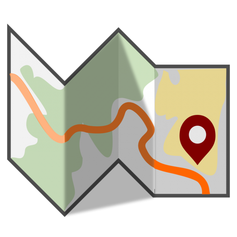 map clipart destination