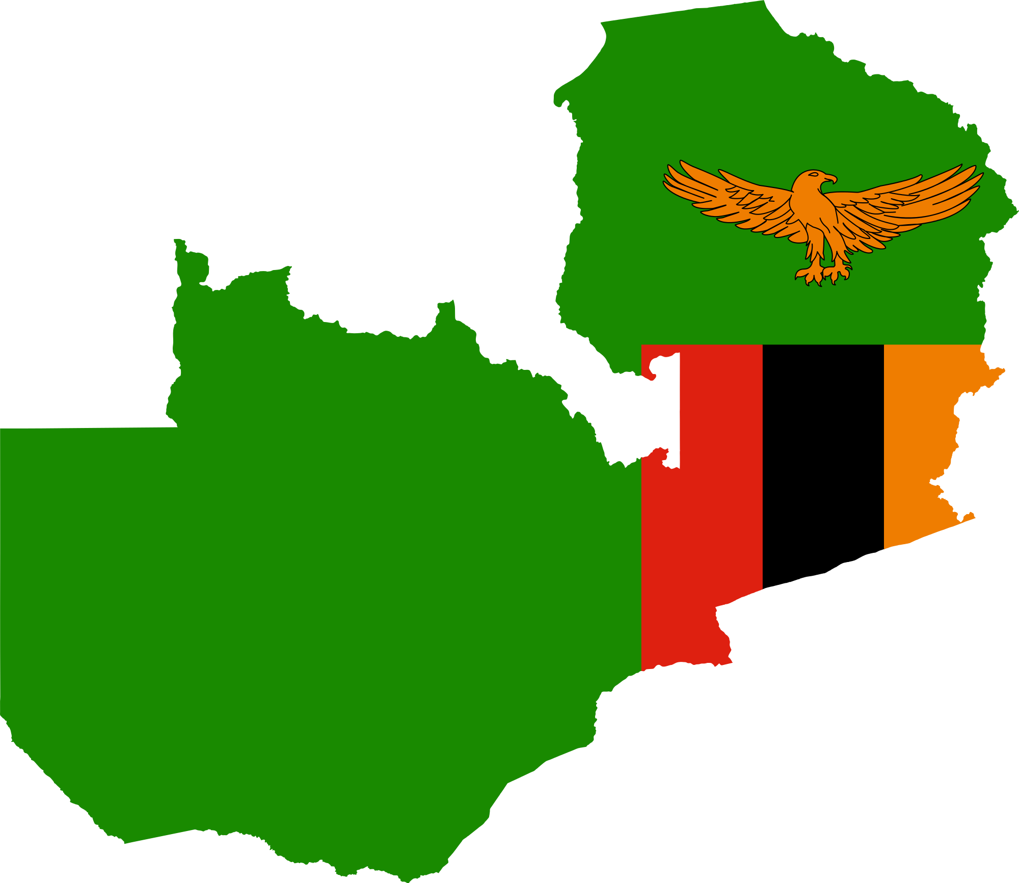 File flag of zambia. Clipart map community