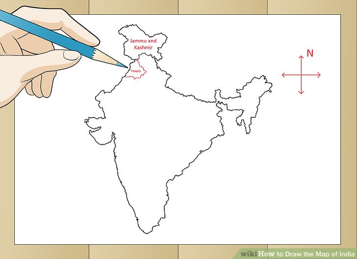 map clipart drawn