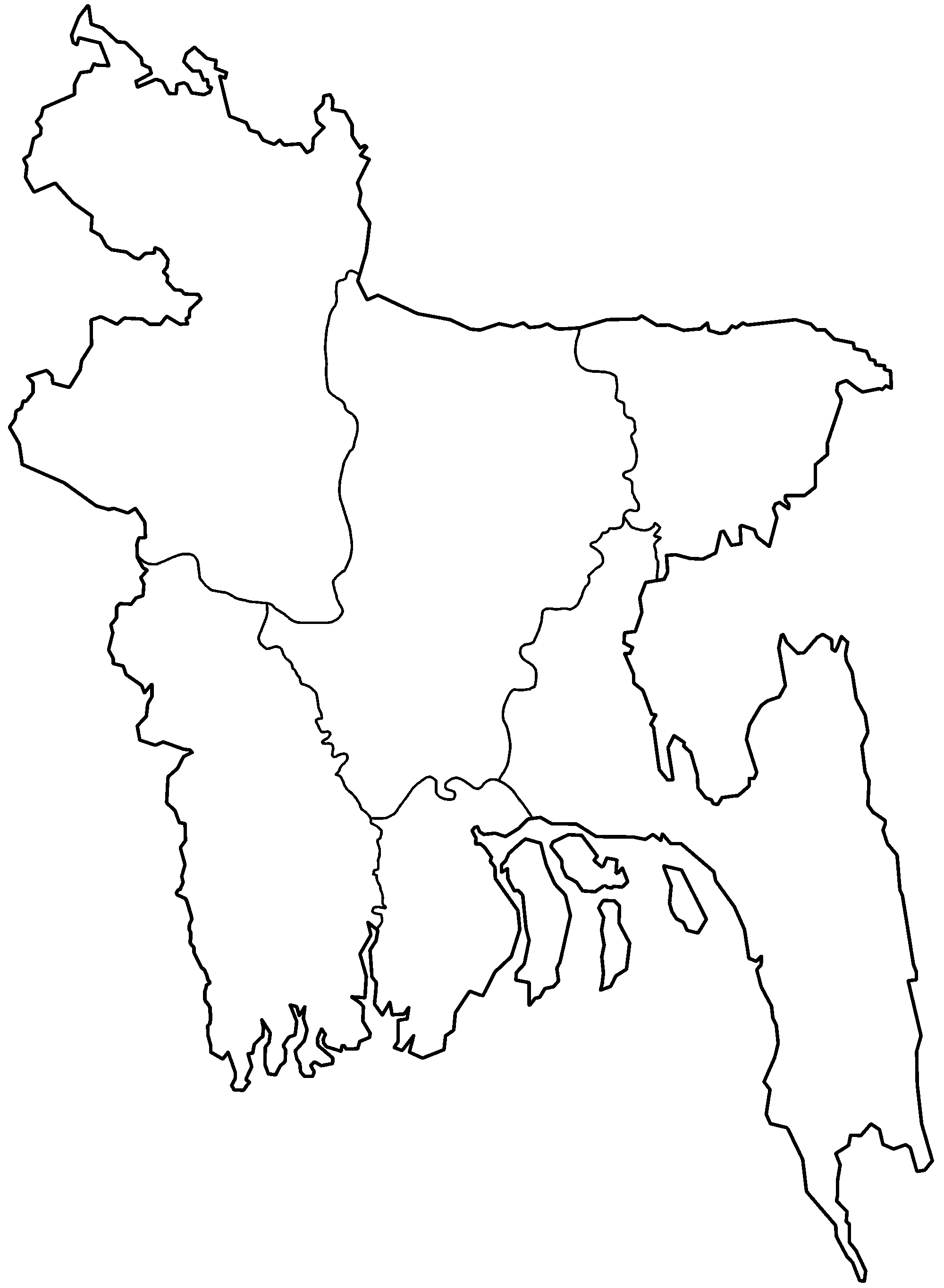 clipart map drawn