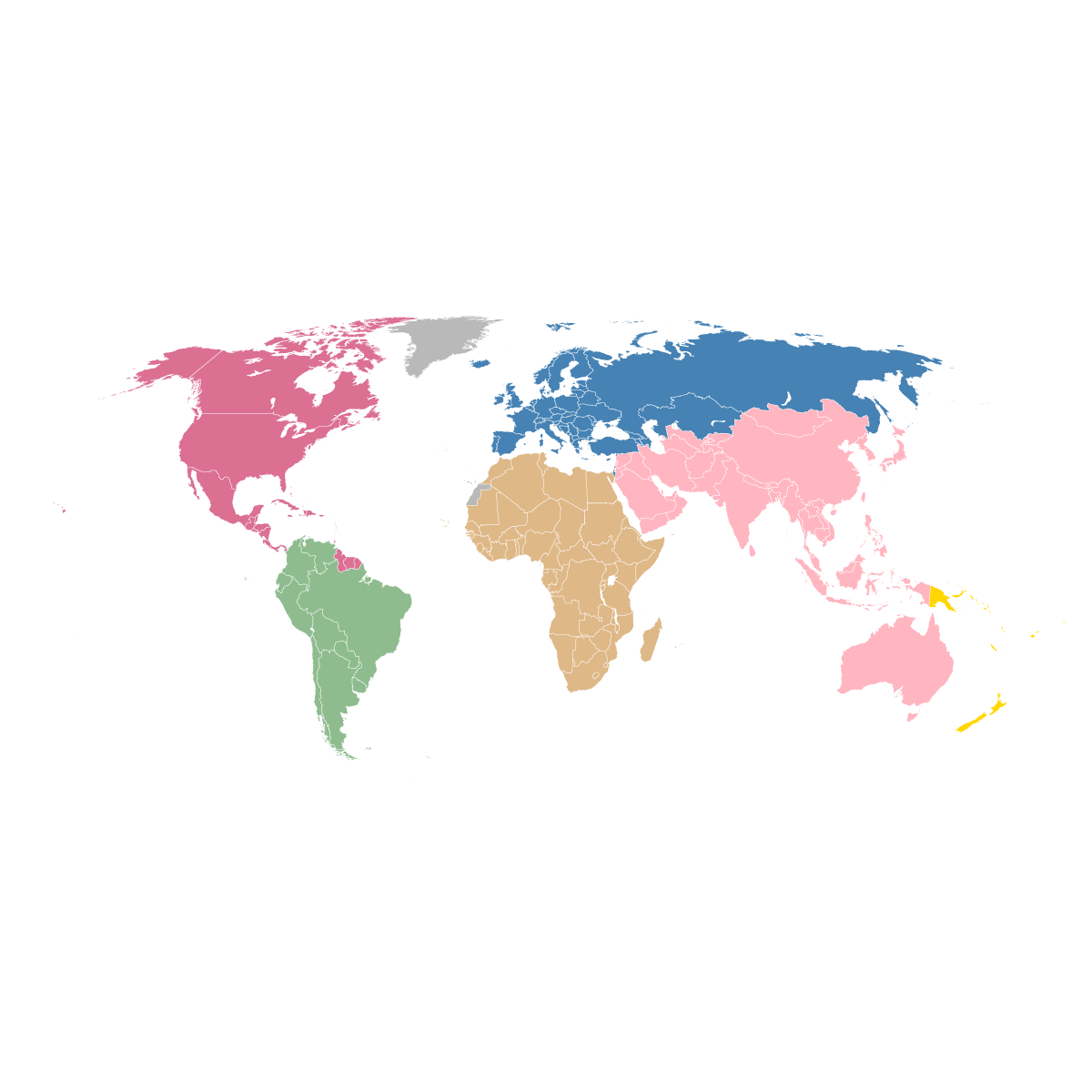 Clipart Map Flat World 17 