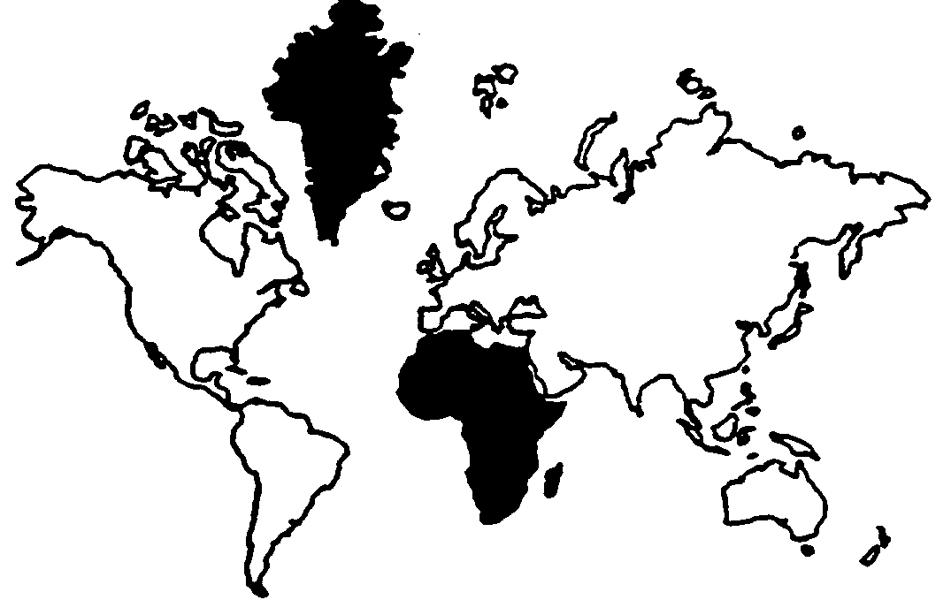 Map flat world
