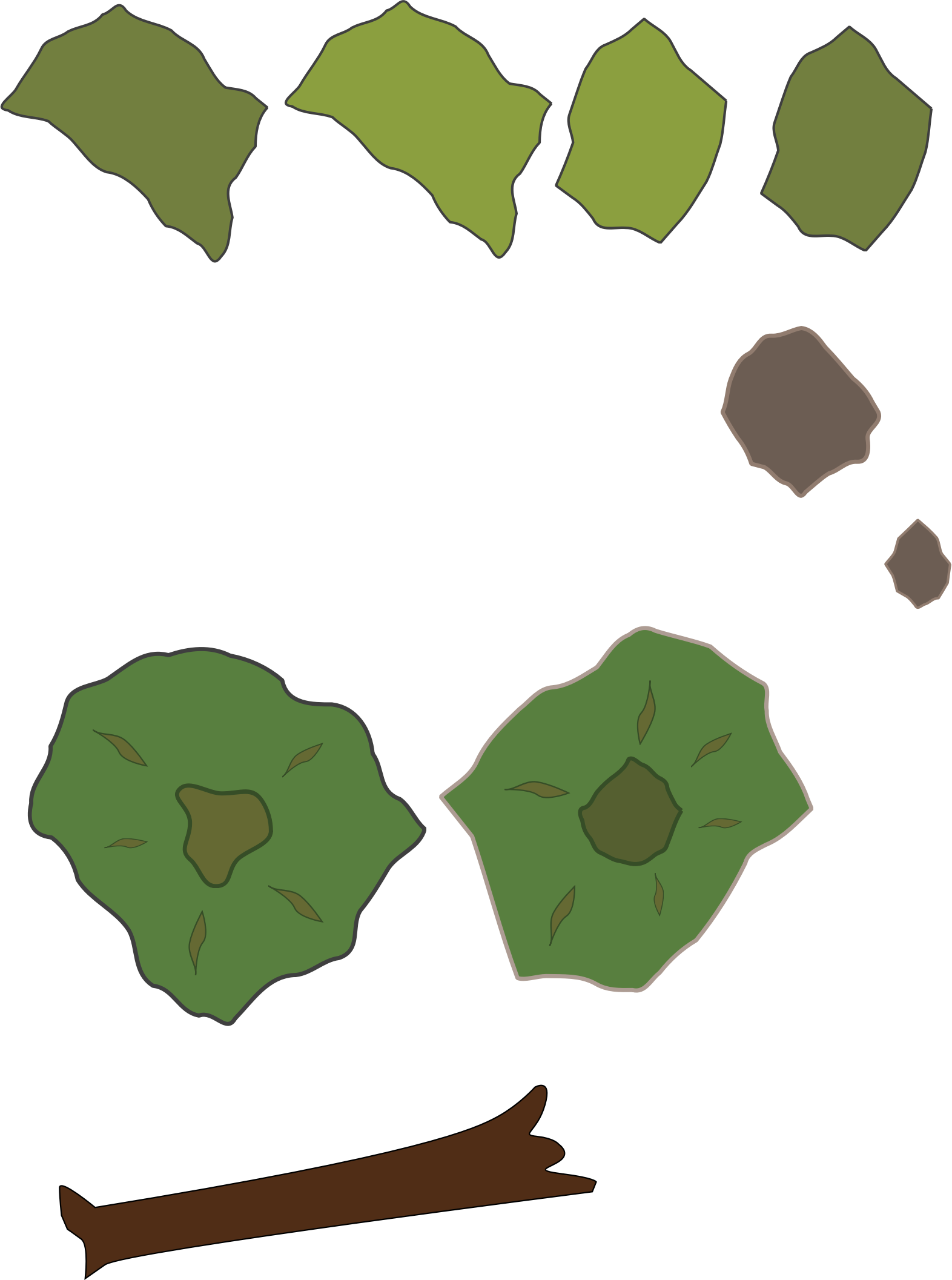 pathway clipart forest map