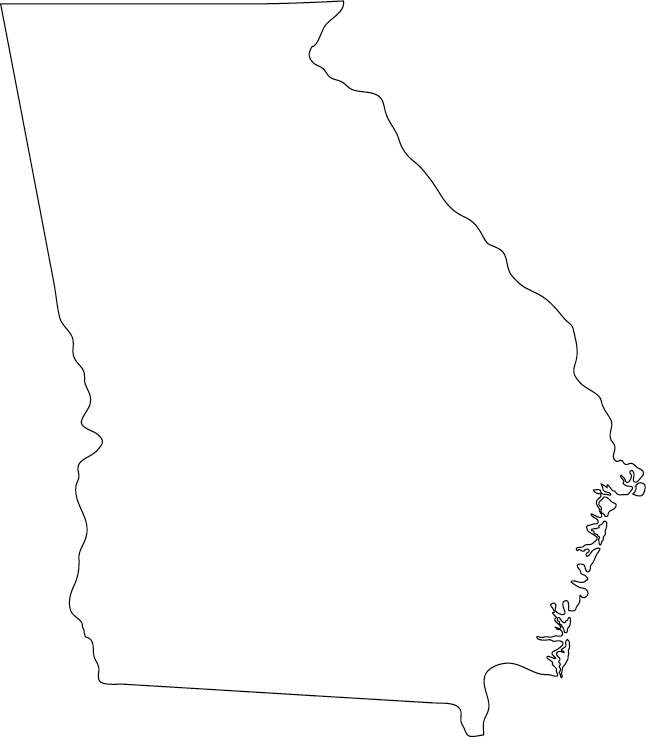 georgia clipart blank