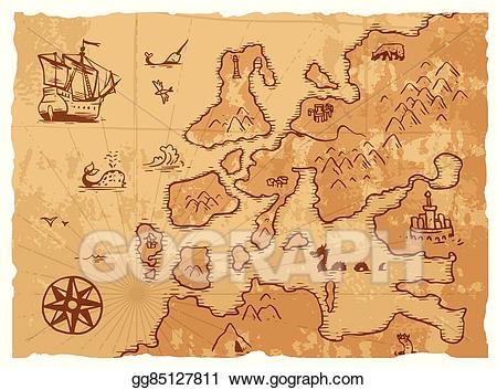clipart map history geography