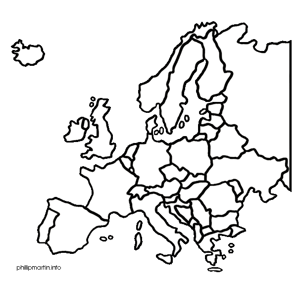 Map of drawing at. Europe clipart traveled