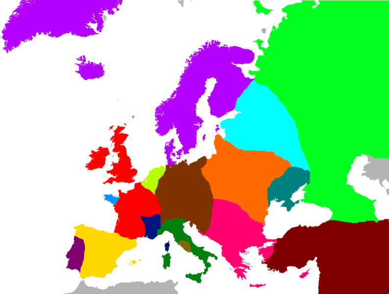 clipart map map europe
