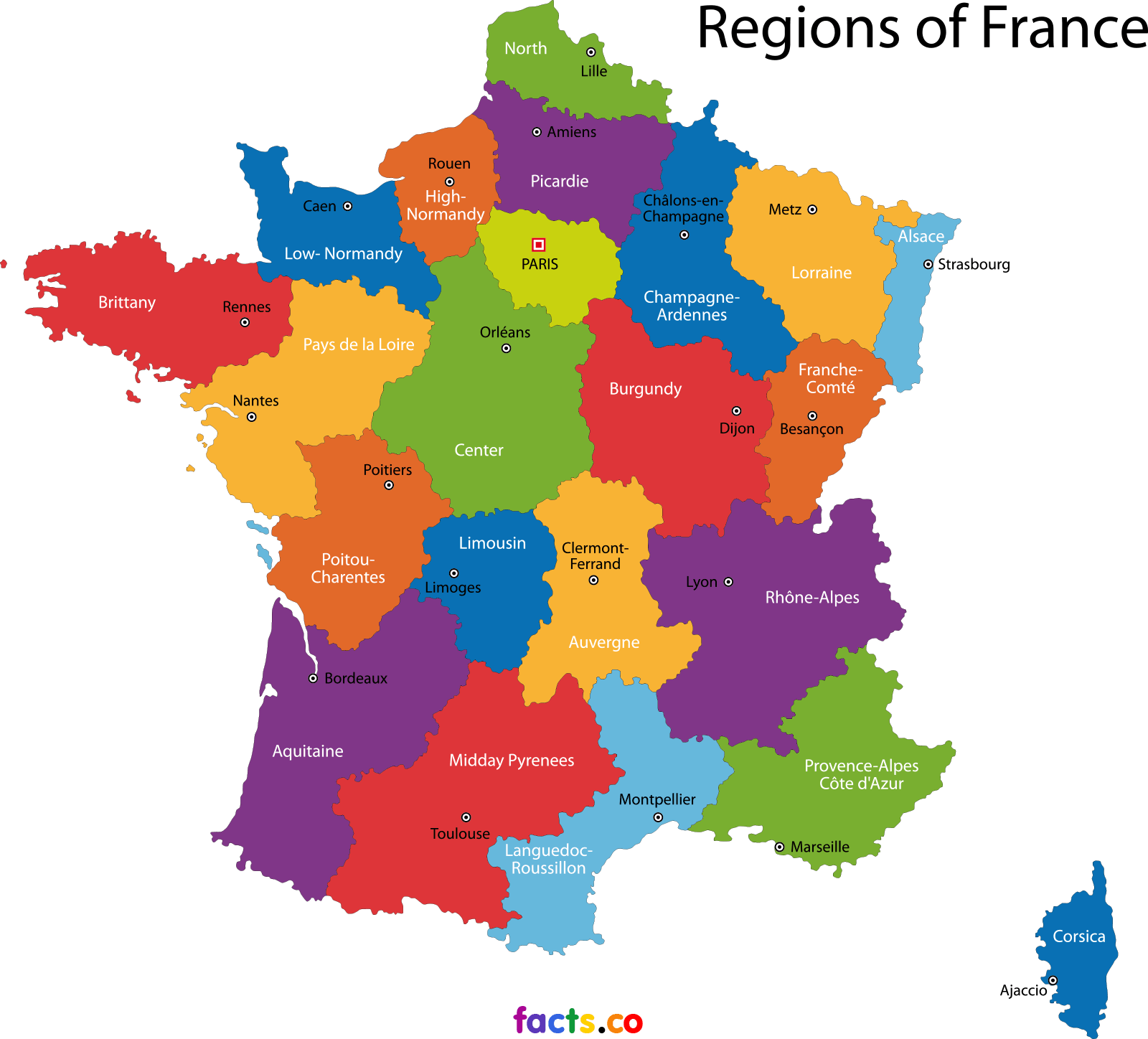 clipart map map french