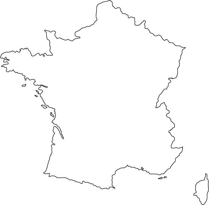Europe clipart outline. France map 