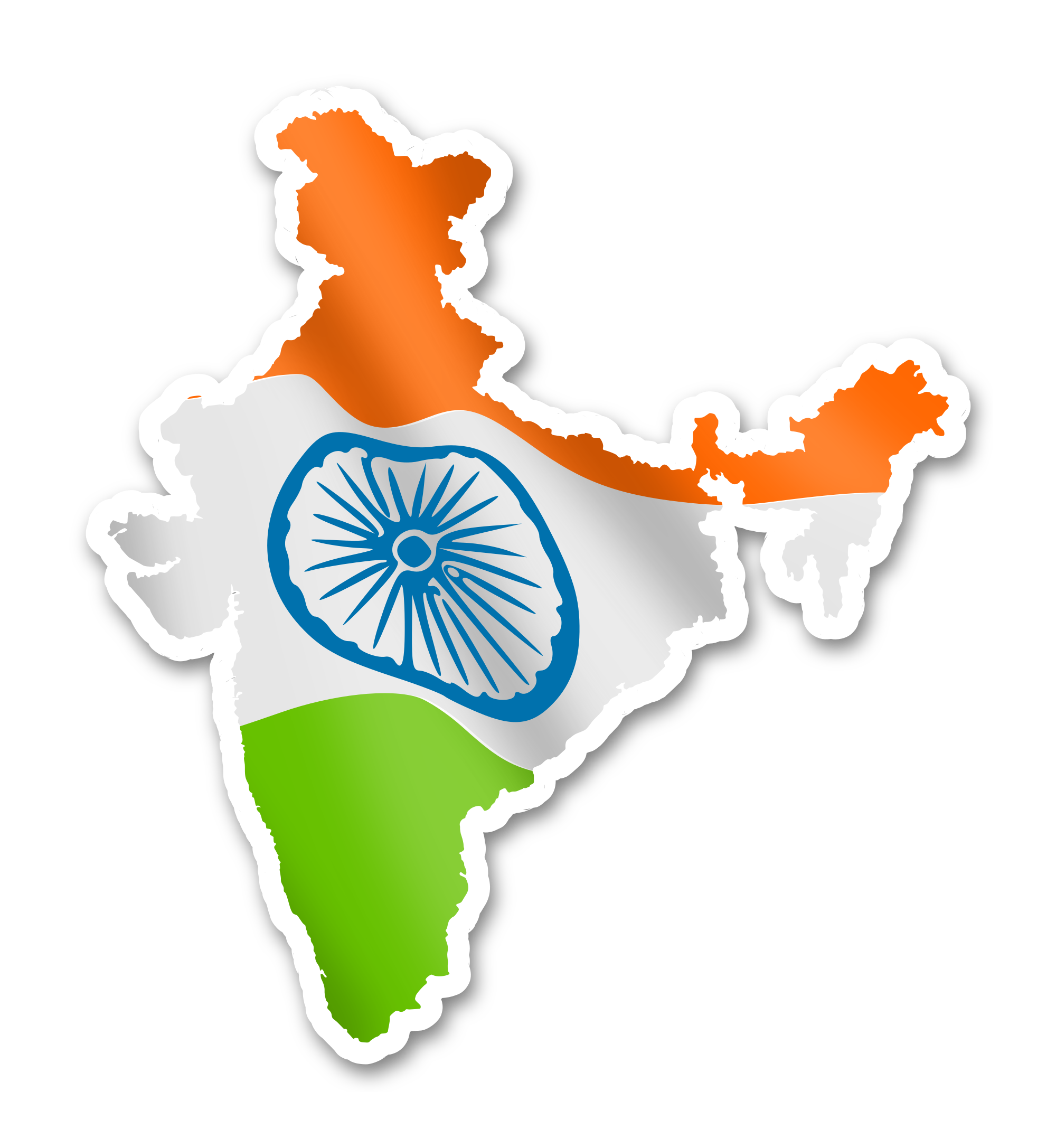 Clipart Map Map India 10 