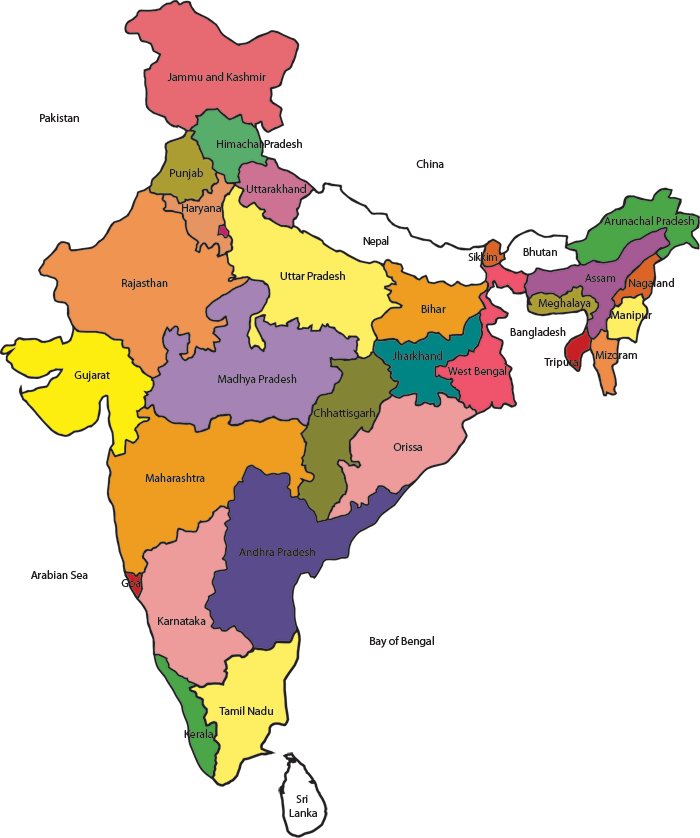 india clipart map indian