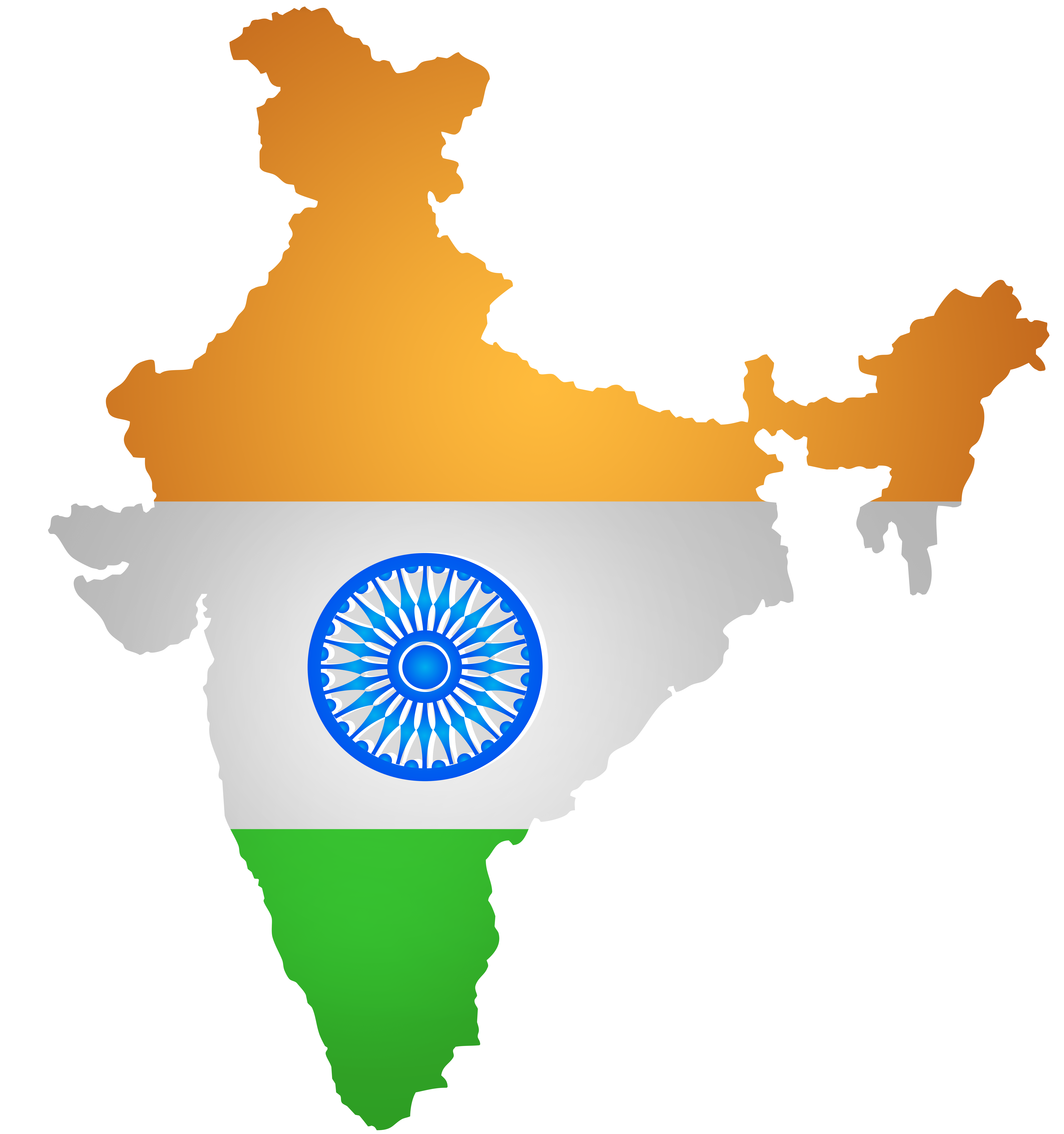 Clipart Map Map India 2 