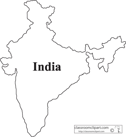 Indian map station . India clipart clip art