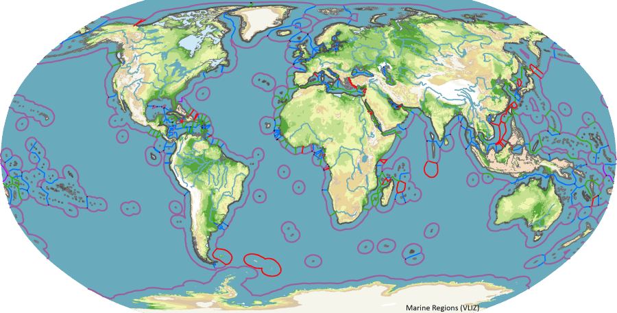 clipart map ocean map