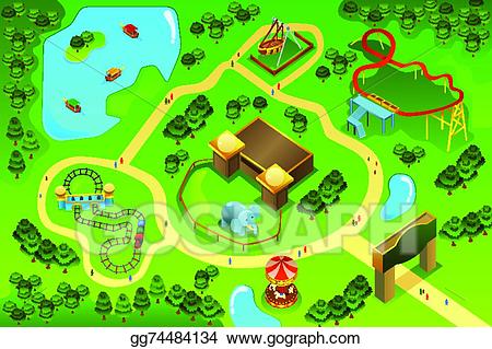 park clipart park map