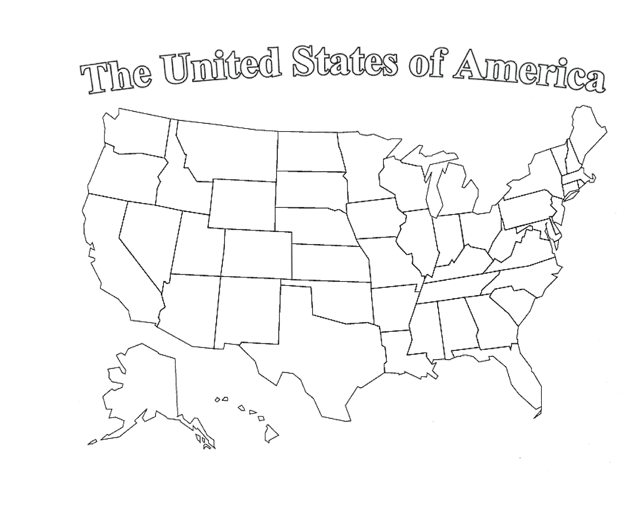 clipart map printable
