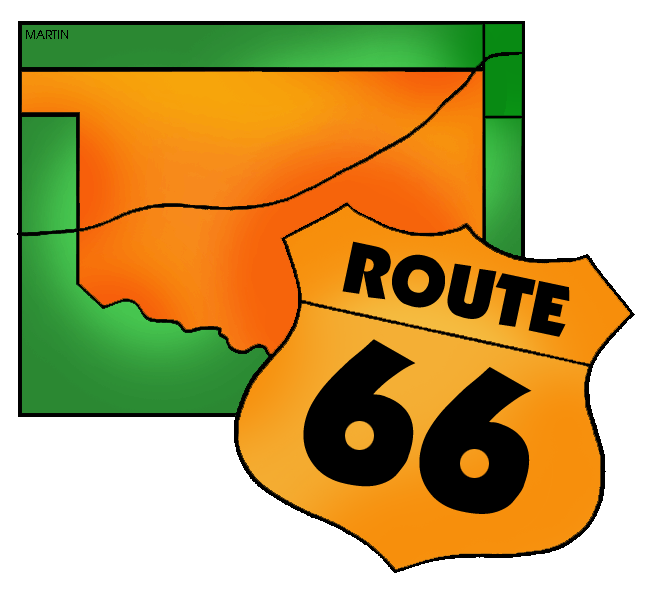 clipart map route map