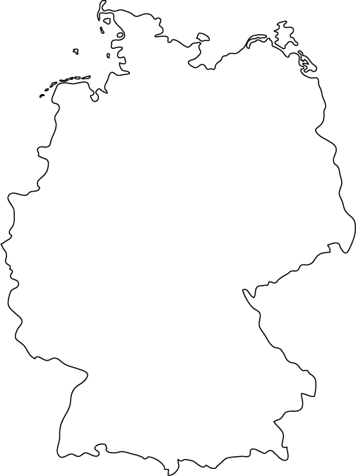 Germany map stuff pinterest. Outline clipart table