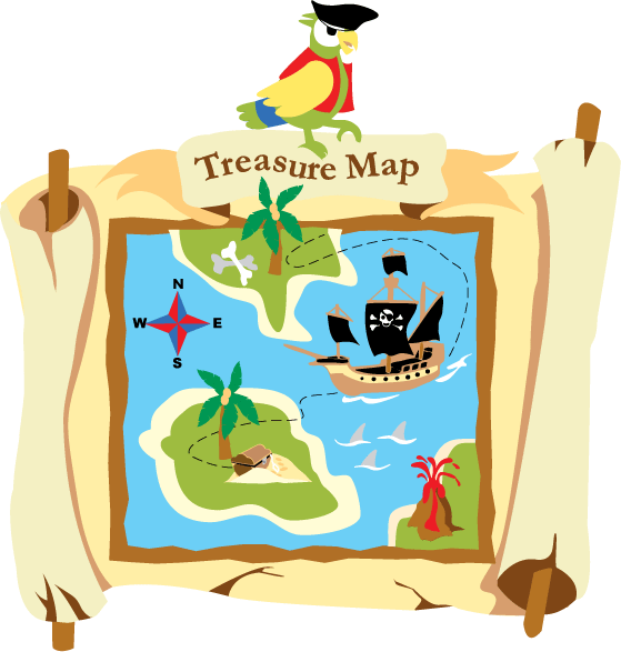 Map pirate map