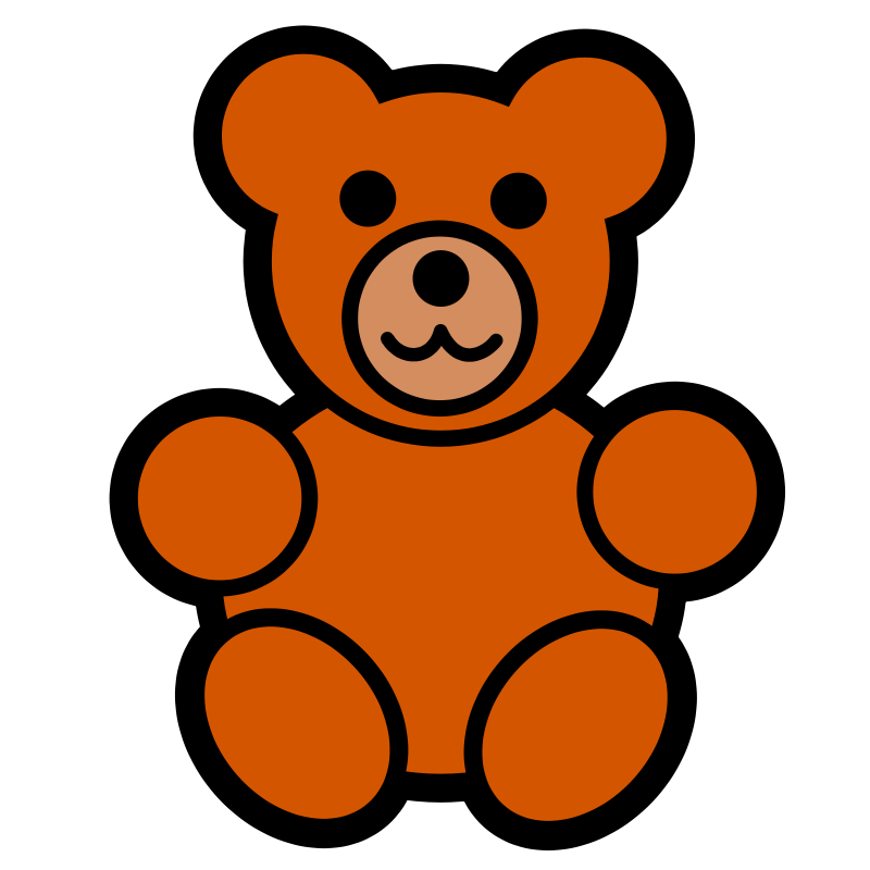 kindergarten clipart bear