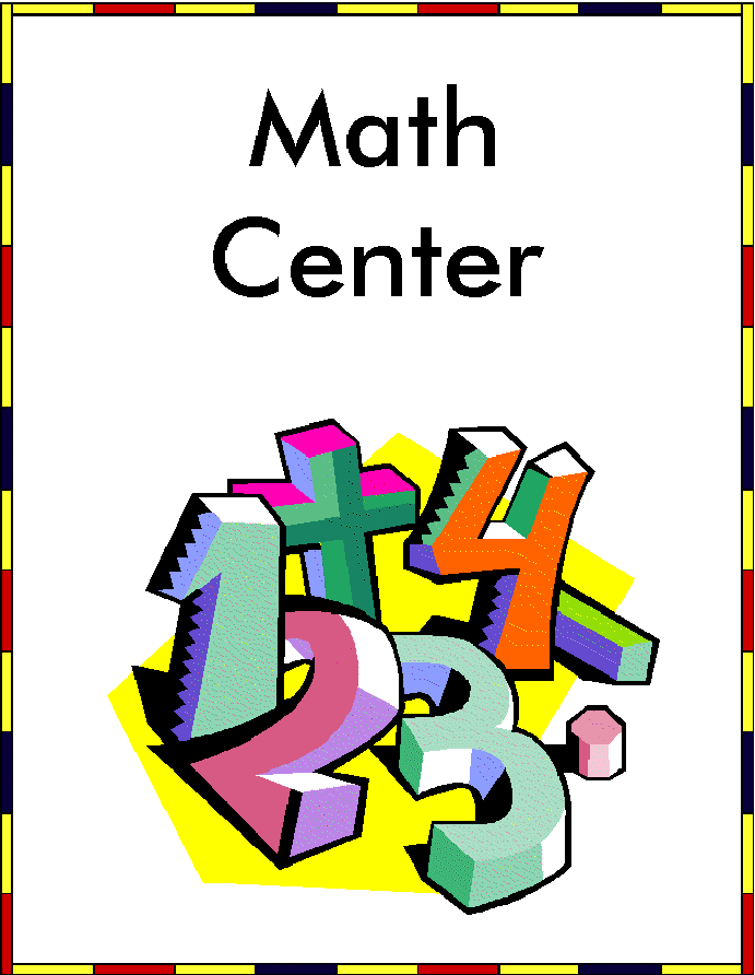 clipart math centre