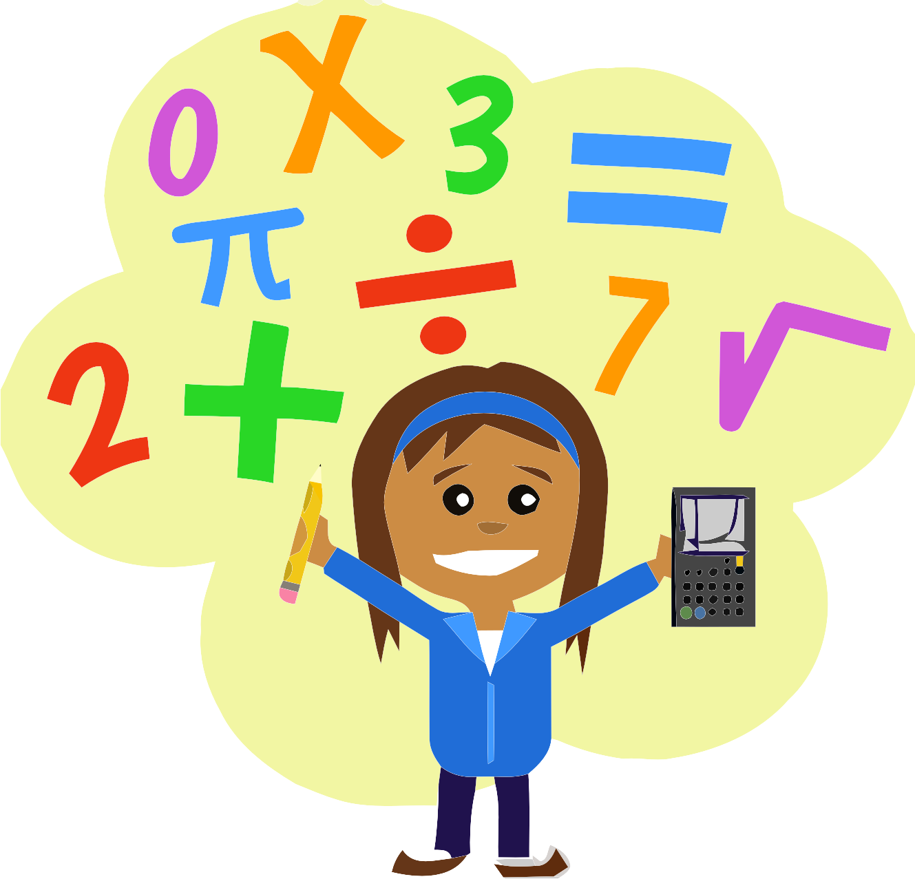 Multiplication clipart 1to. Memory for maths primary