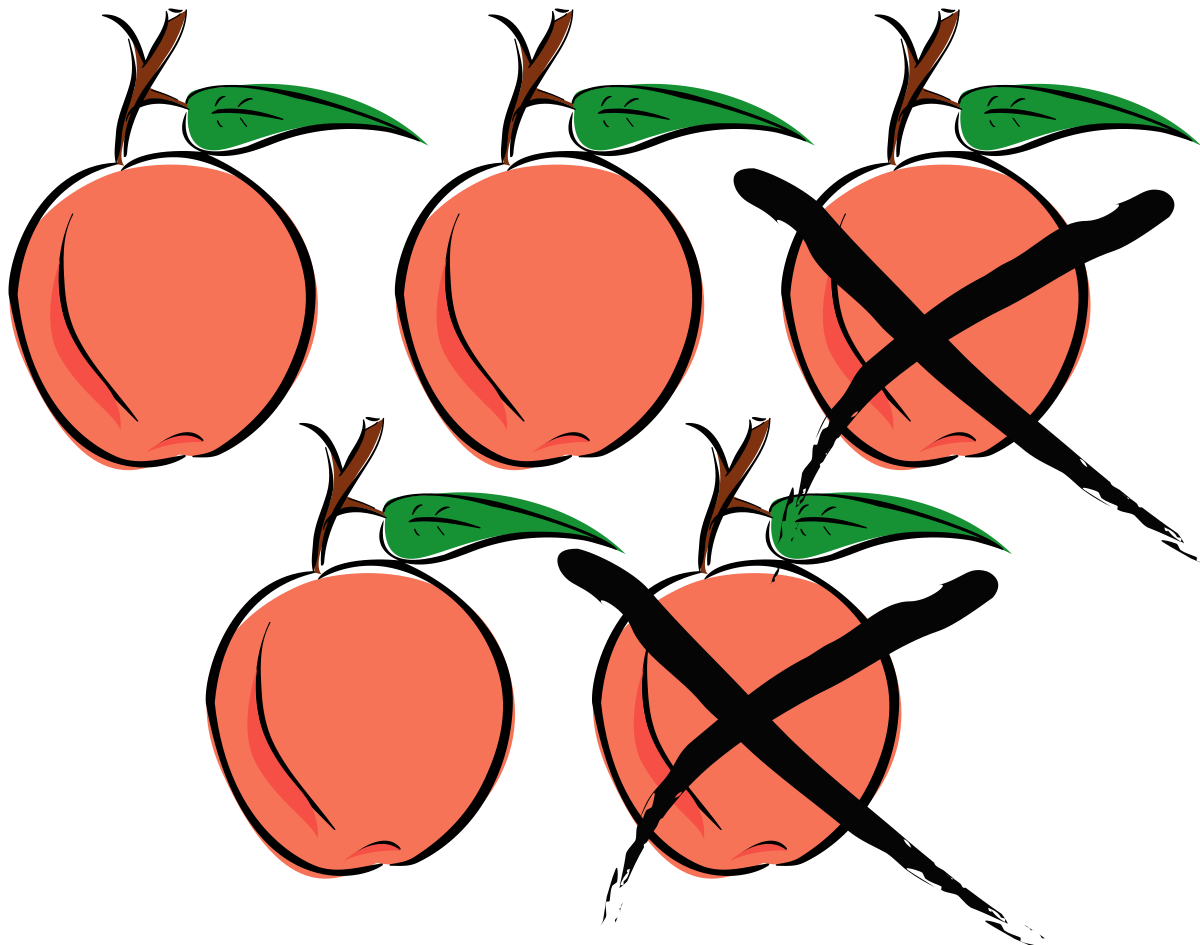 fractions clipart labeled