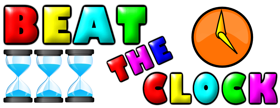Beat the clock . Test clipart times table