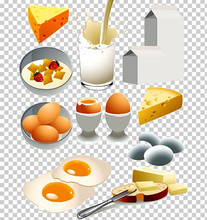 Clipart milk breakfast. Omelette dairy product png