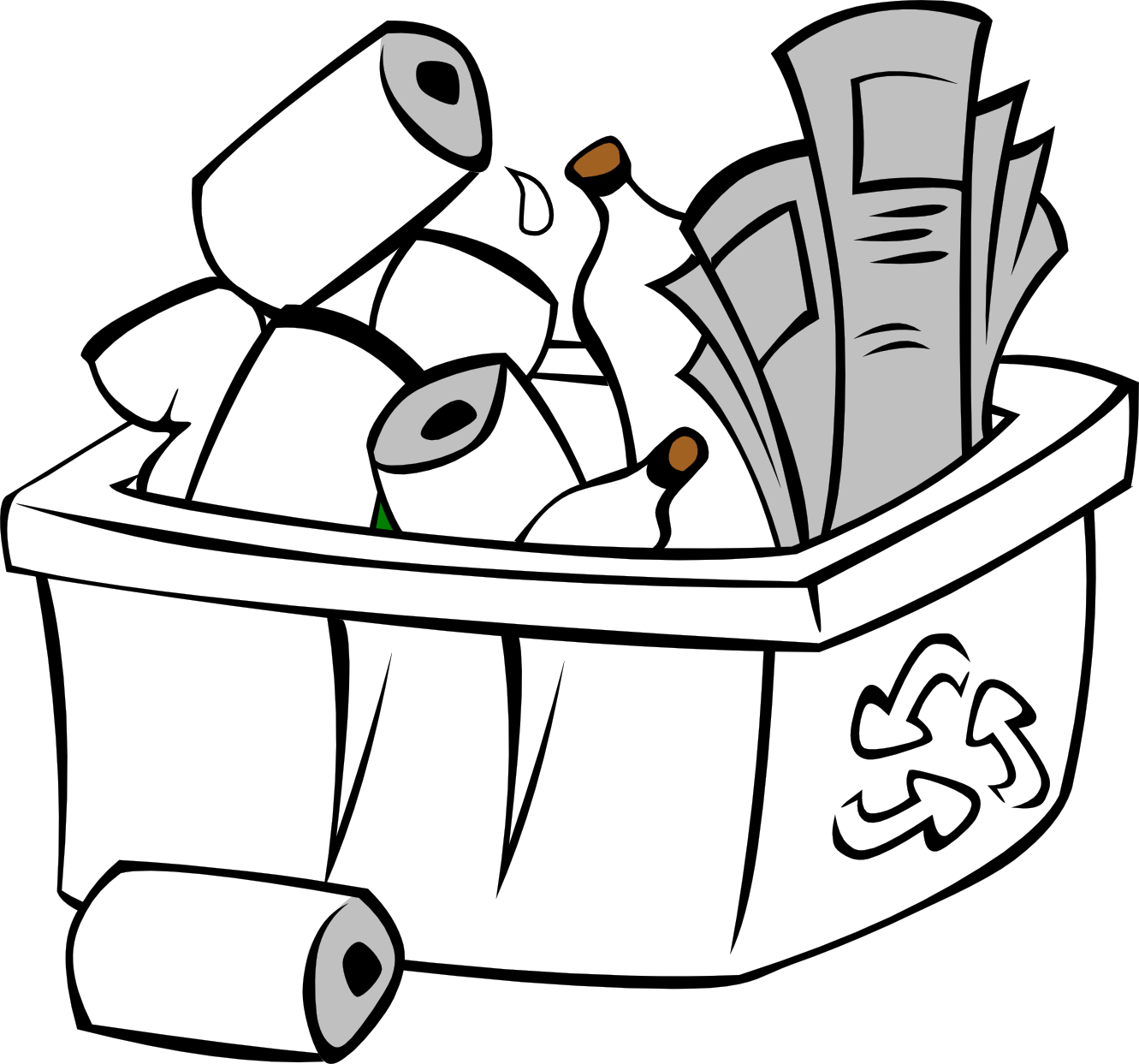 Dust clipart black and white. Recycling free download best