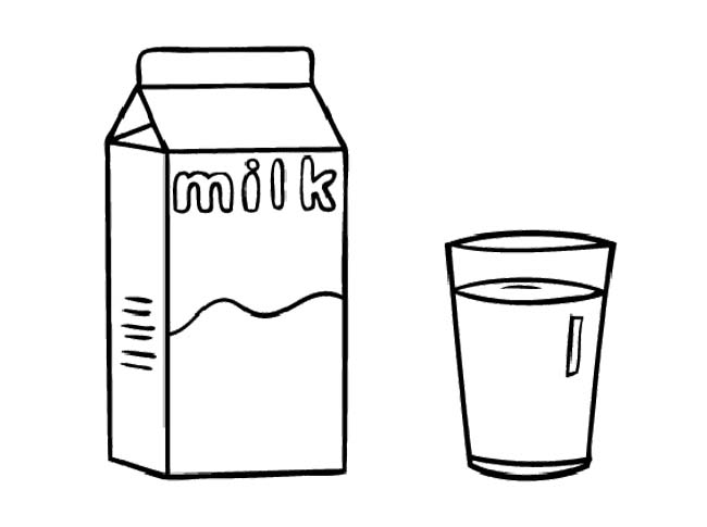 Glass of page images. Milk clipart coloring