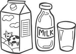 Panda free images . Milk clipart doodle